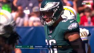 All Carson Wentz Throws vs. Chargers (Week 4 - 2017)