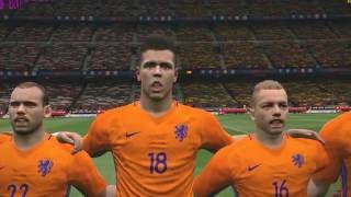 PES 2017 || PC gameplay 4k resolution || Netherlands vs Spain