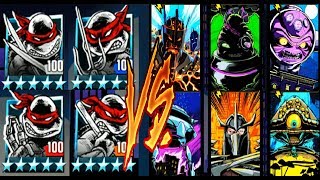 Черепашки-Ниндзя ОРИГИНАЛЬНЫЕ - ПРОТИВ БОССОВ (мобильная игра) TMNT Legends UPDATE X