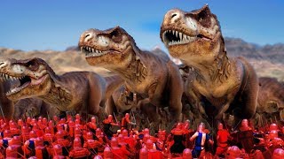 10,000 TREX VS THE US ARMY // Ultimate Epic Battle Simulator