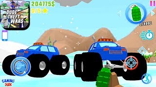 Dude Theft Wars: Open World Sandbox Simulator BETA - Monster Trucks Day | Android Gameplay HD