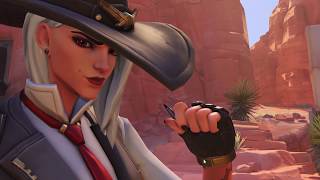 Overwatch Ashe Skins, Voice Lines, Victory Poses, Emotes, Golden Weapon