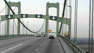 Crossing the "Delaware Memorial Bridge" on the way to Washington DC