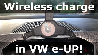 Wireless charge on VW e-UP