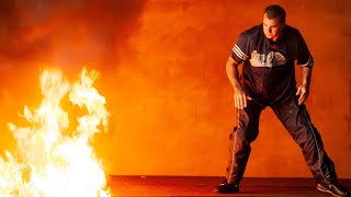 Shane McMahon throws Kane into fire: Raw, Aug. 25, 2003