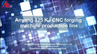 Автоматическая производственная линия 125 KJ CNC Ковка машины