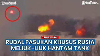 Detik-detik Rudal Anti-tank Pasukan Khusus Rusia Hantam Pengangkut Persinel Lapis Baja Ukraina