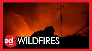 900 People EVACUATED in Wildfires on Italian Island of Sardinia
