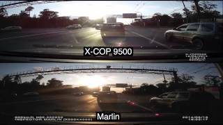 Видеотест Neoline X COP 9500 vs Inspector Marlin