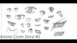 Anime Çizim Dersleri - Ders #1 - Yüz