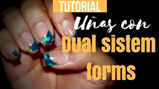 Tutorial diseño con las Dual system forms | Blue&animal print