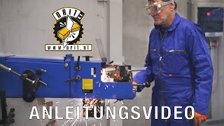 ORIT B.V. - "Metal Devil" Bandschleifmaschine Anleitungsvideo (DE)