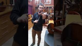 VIOLINO DE AUTOR ITALIANO, SÉC. 19, ESCOLA MILANESA DE LIUTERIA