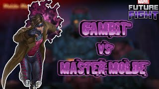 Gambit Vs Giant Boss Raid (Master-Molde) - Marvel Future Fight