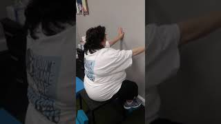 Cheryl- Seated wall reach