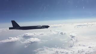 Перехват бомбардировщиков В-52Н ВВС США над акваторией Черного моря