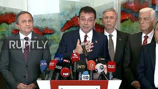 Turkey: Mayor of Istanbul condemns govt probe into "terrorist" links