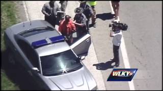 Escapee captured after police chase on busy interstate