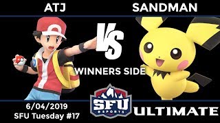 SFU Ultimate #17: WR2 - ATJ (Pokemon Trainer) vs Sandman (Pichu)
