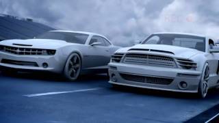 Гонка ВАЗ-2107 VS Ford Shelby VS Camaro VS Jeep VS Helicopter