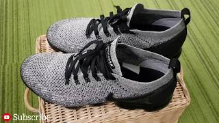 NIKE ® AIR VAPORMAX FLYKNIT 2 Safari Shoe GREY BLACK ⚡ Style 942842-107