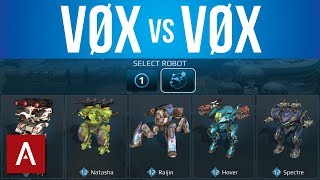 War Robots: New Hangar X Custom Game | Clan VØX uses Raijins! (live stream highlights)