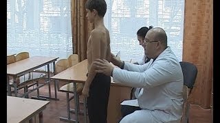 Медосмотр в гимназии №9 Medical check-up in the gymnasium № 9
