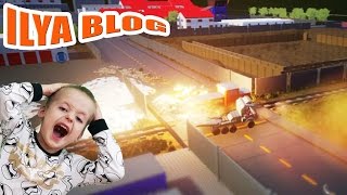 Brick Rigs - сможет ли танк остановить поезд? - блог Ильи