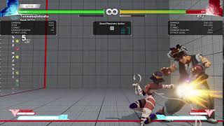 STREET FIGHTER V_MENAT BASIC CORNER FRAME TRAP EX END