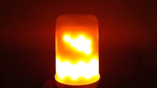 Amazing new realistic flame effect LED lamp. (Full original version.)