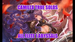 [FEH] Big Sister Goes 7/7! All Elite 1 Abyssals - Camilla True Solo