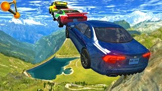 BeamNG Drive High Speed Jump Crashes & Epic Fails #11