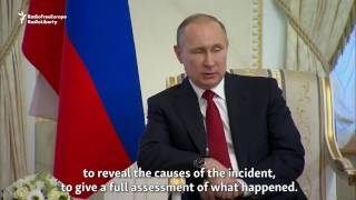 Putin Reacts To St. Petersburg Blast