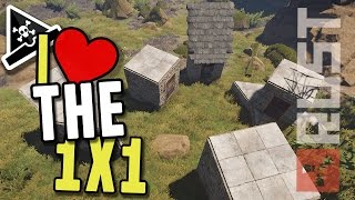 THE 1x1 STARTER BASE - Rust 1 by 1 base review - base building guide