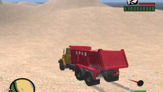 для gta san andreas КрАЗ-65055