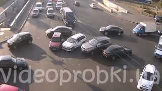 ДТП в Киеве: Skoda Felicia Combi vs Toyota Corolla