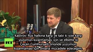 Kadirov Efendisi Putin'e Rapor Veriyor
