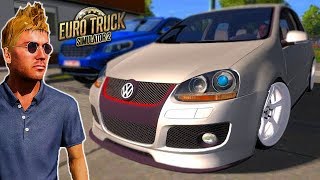 UN BLOND EN GOLF V JACKY TUNING ? | EURO TRUCK SIMULATOR 2