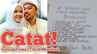 Fomal Gusar Hadapi Godaan Jelang Pernikahan