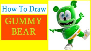 How to Draw a Gummy bear / Как нарисовать Мишку Гамми
