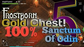 FrostBorn Odins #Gold Chest and #Defence #Raid