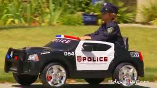 Kid Trax Police Dodge Charger Review - Sidewalk Cops Car
