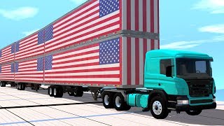BeamNG Drive Crashes - Insane Crashes With Trucks #3