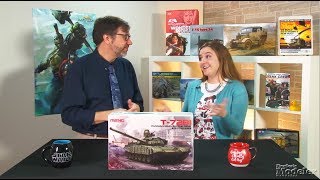 Meng T-72B-1, Revell Shackleton, Moebius Discovery, HobbyBoss LKW truck, Wingnut Wings Dolphin