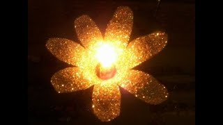 How to make candle stand from waste bottle