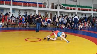 Wrestler Ilyas Dakaev. Republic of Nokhchiche, Chechen-Aul, Northen Caucasus. 04.01.2020