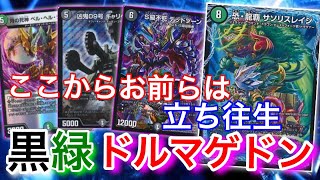 【デュエマ】最強メタ発見？黒緑ドルマゲドンが本気を見せる