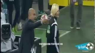 Guardiola kadın hakeme elini atınca...