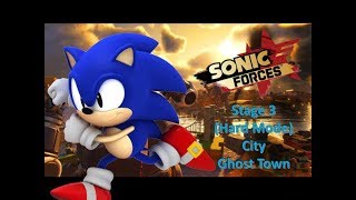 Sonic Forces stage 3 (Ghost Town) (Hard mode)