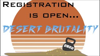 Desert Brutality 2022: Registration Is Open!